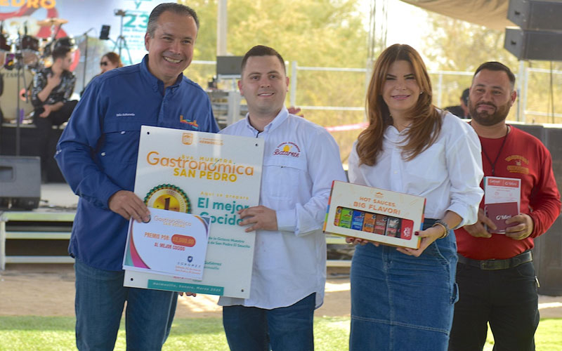 Celebra Toño Astiazarán éxito de la 8va Muestra Gastronómica de San Pedro