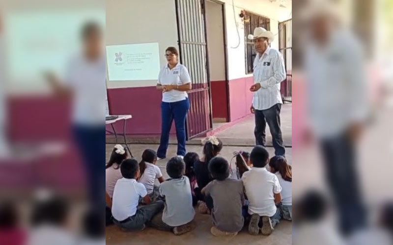 Imparten en lengua yaqui sesiones de prevención de delitos a estudiantes de Vícam Pueblo