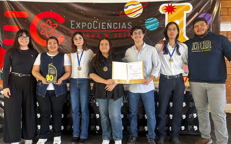 Estudiantes de Unison representarán a México en feria científica internacional