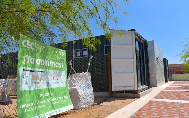 Invitan a reciclar en el Centro de Economía Circular y buzones Biciclando