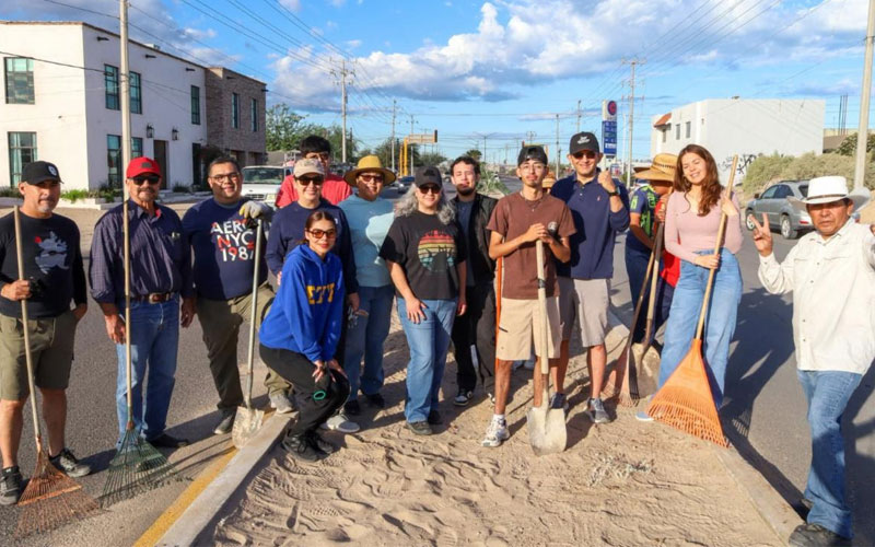 Universidad Tecnológica de Puerto Peñasco realiza jornada de limpieza comunitaria