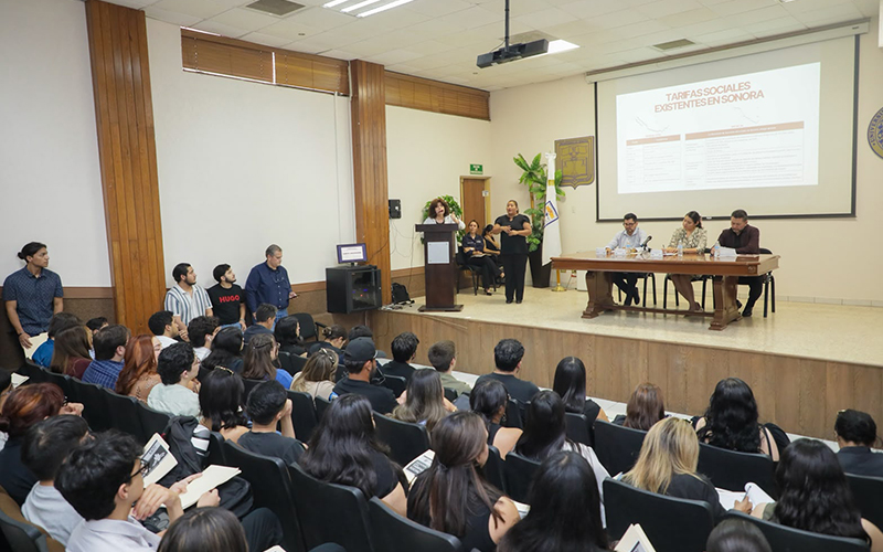 Congreso de Sonora realiza quinto foro sobre tarifas sociales con estudiantes de la Unison