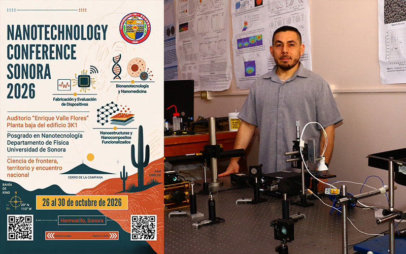 Unison reunirá a investigadores nacionales e internacionales en conferencia de nanotecnología