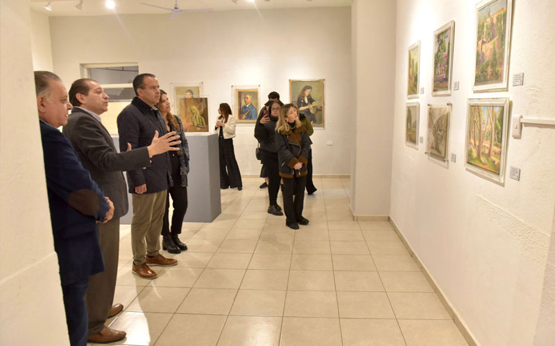 Destacan Toño Astiazarán y Patty Ruibal exposición del pintor Benjamín Coria en Hermosillo