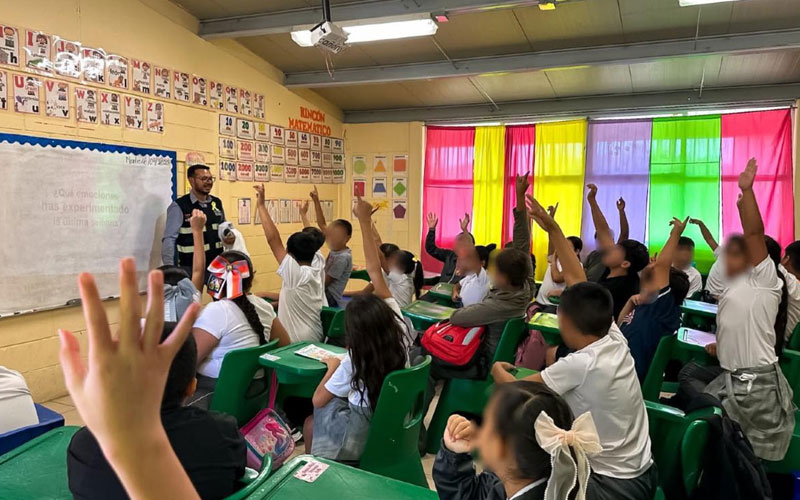 SSPC lleva Jornada Integral de Prevención a escuelas de Santa Cruz