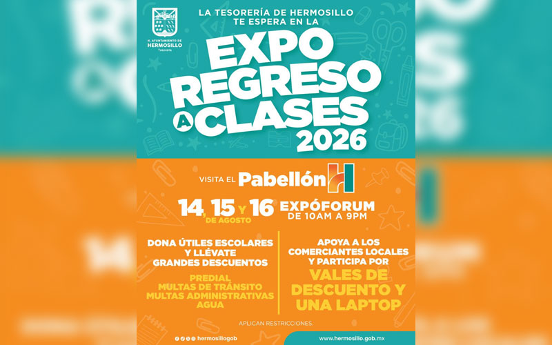 Invitan a donar útiles y aprovechar descuentos durante la Expo Regreso a Clases 2026
