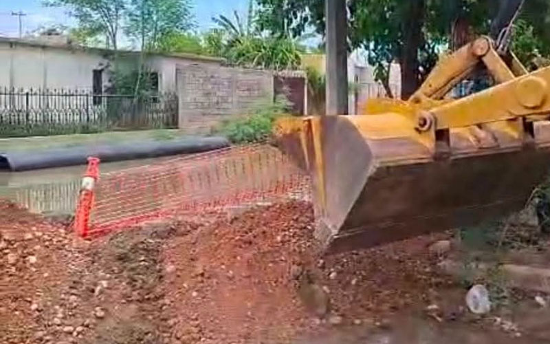 Avanza rehabilitación de colector sanitario en Hermosillo