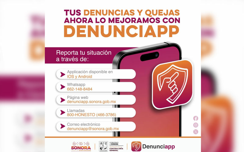 DenunciApp: herramienta ciudadana para la transparencia y vigilancia en Sonora