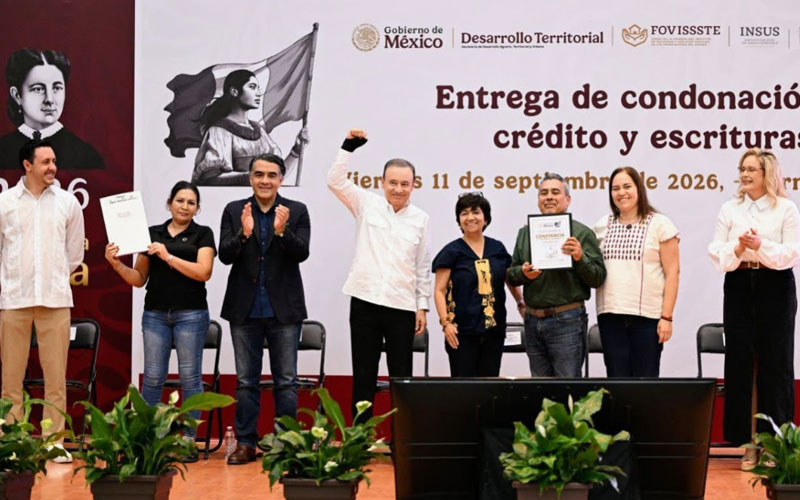Sonora reporta más de 39 mil escrituras entregadas durante la administración de Durazo