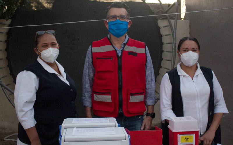 Invita Secretario de Salud a aplicarse vacuna contra la Influenza