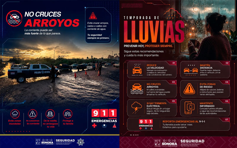 C5i pide usar responsablemente el 9-1-1 ante llegada del huracán “Polo” a Sonora