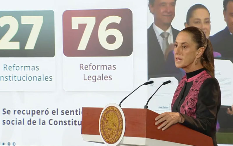  Claudia Sheinbaum acusa a EU de intentar influir en elecciones y dividir al gobierno mexicano