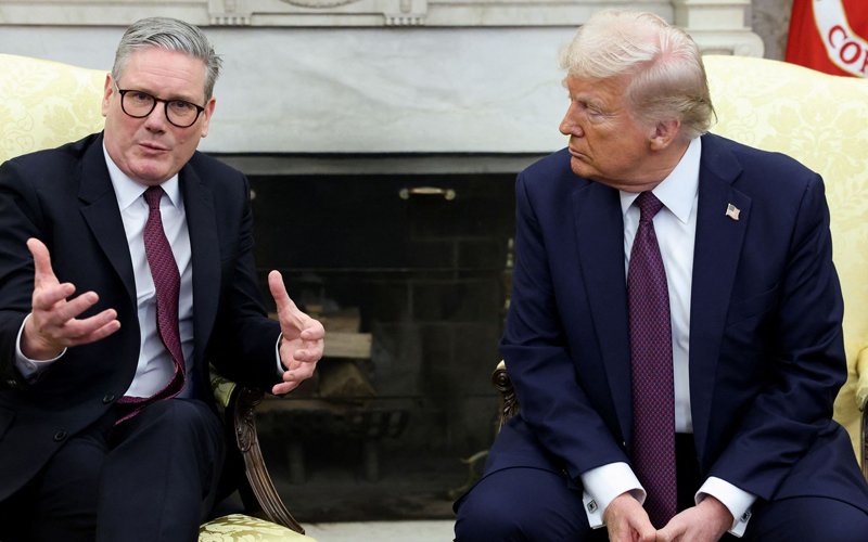 Trump cuestiona al posible sucesor de Starmer en Reino Unido