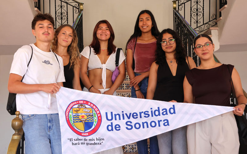Unison recibe a estudiantes de Francia, Alemania, Costa Rica y tres estados de México por Movilidad Entrante