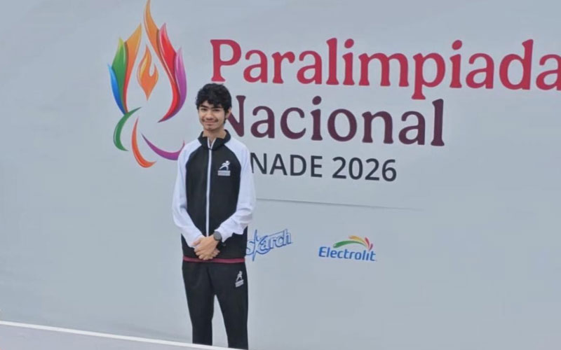Ángel Gabriel Sandoval conquista oro para Sonora en paratriatlón de la Paralimpiada Nacional 2026
