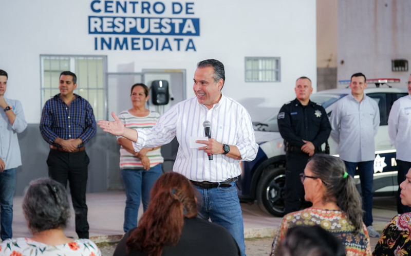 Toño Astiazarán entrega nuevo Centro de Respuesta Inmediata en la colonia Dunas