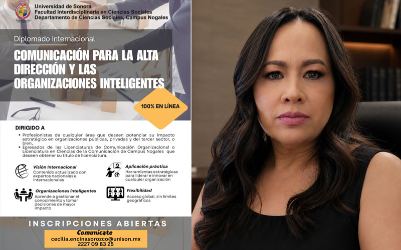 Unison ofrece diplomado internacional en comunicación para la alta dirección