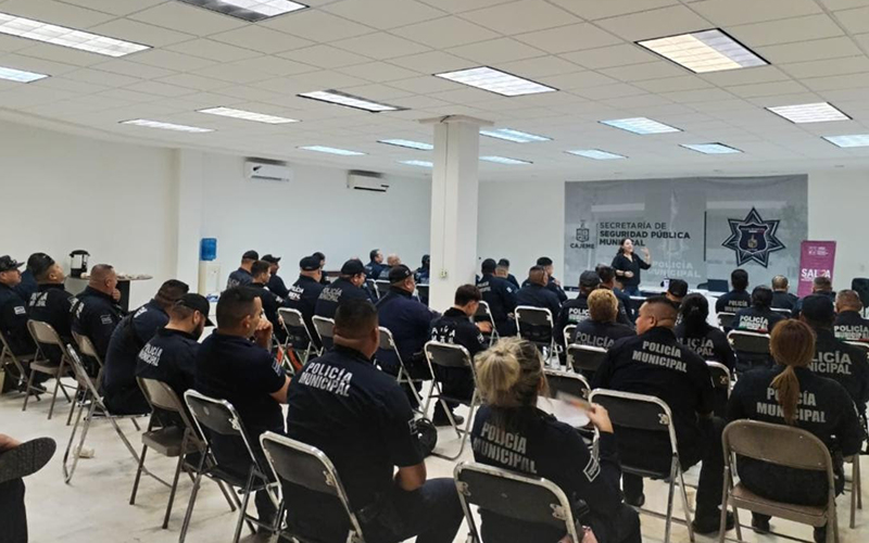 Refuerzan capacitación SALVA para policías municipales de Cajeme