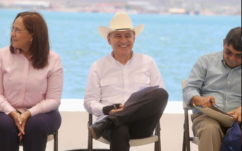 Modernización del malecón de Guaymas alcanza 35% de avance