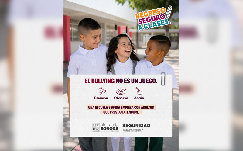 SSPC reforzará acciones contra el bullying durante el próximo ciclo escolar