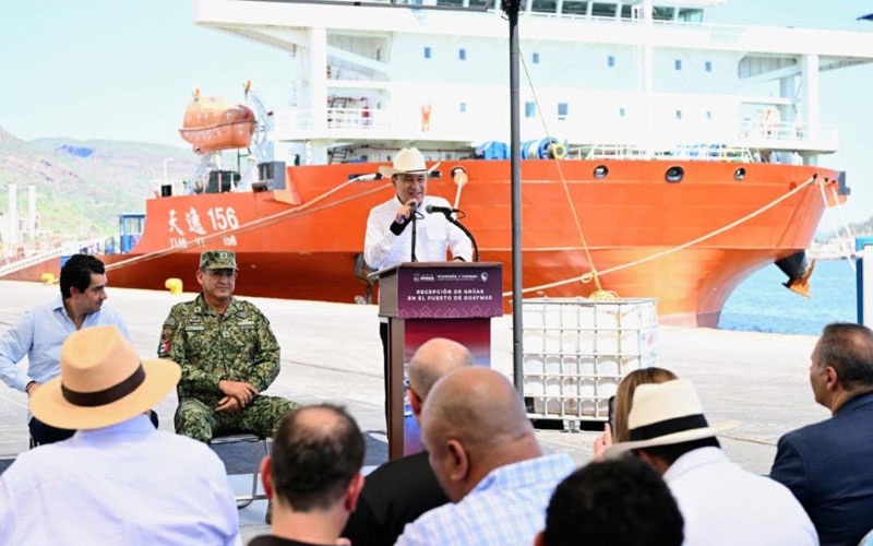 Puerto de Guaymas recibe nuevo equipamiento para ampliar su capacidad operativa
