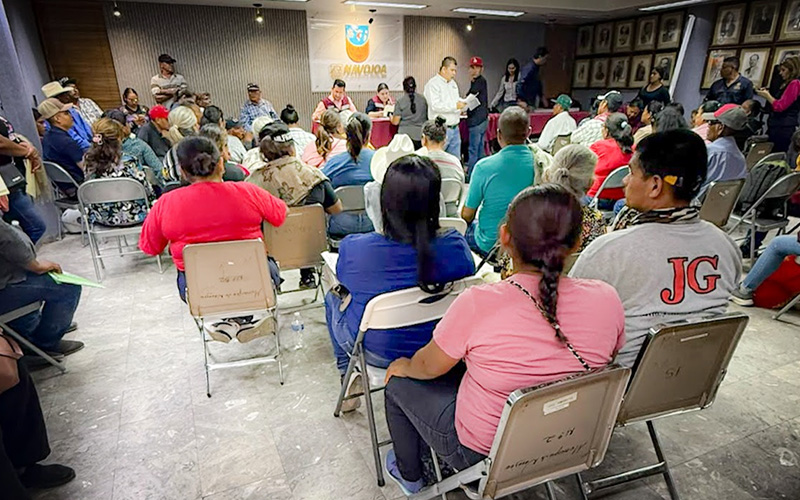COVES realiza estudios socioeconómicos a 76 familias afectadas por el huracán Polo en Navojoa