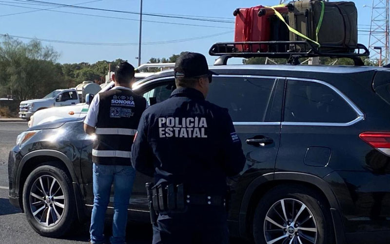 Refuerzan seguridad y servicios para paisanos en Sonora durante temporada navideña