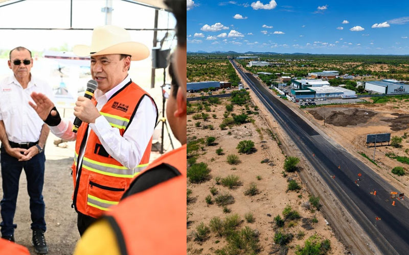 Modernización de carretera Hermosillo–Bahía de Kino alcanza 95% de avance