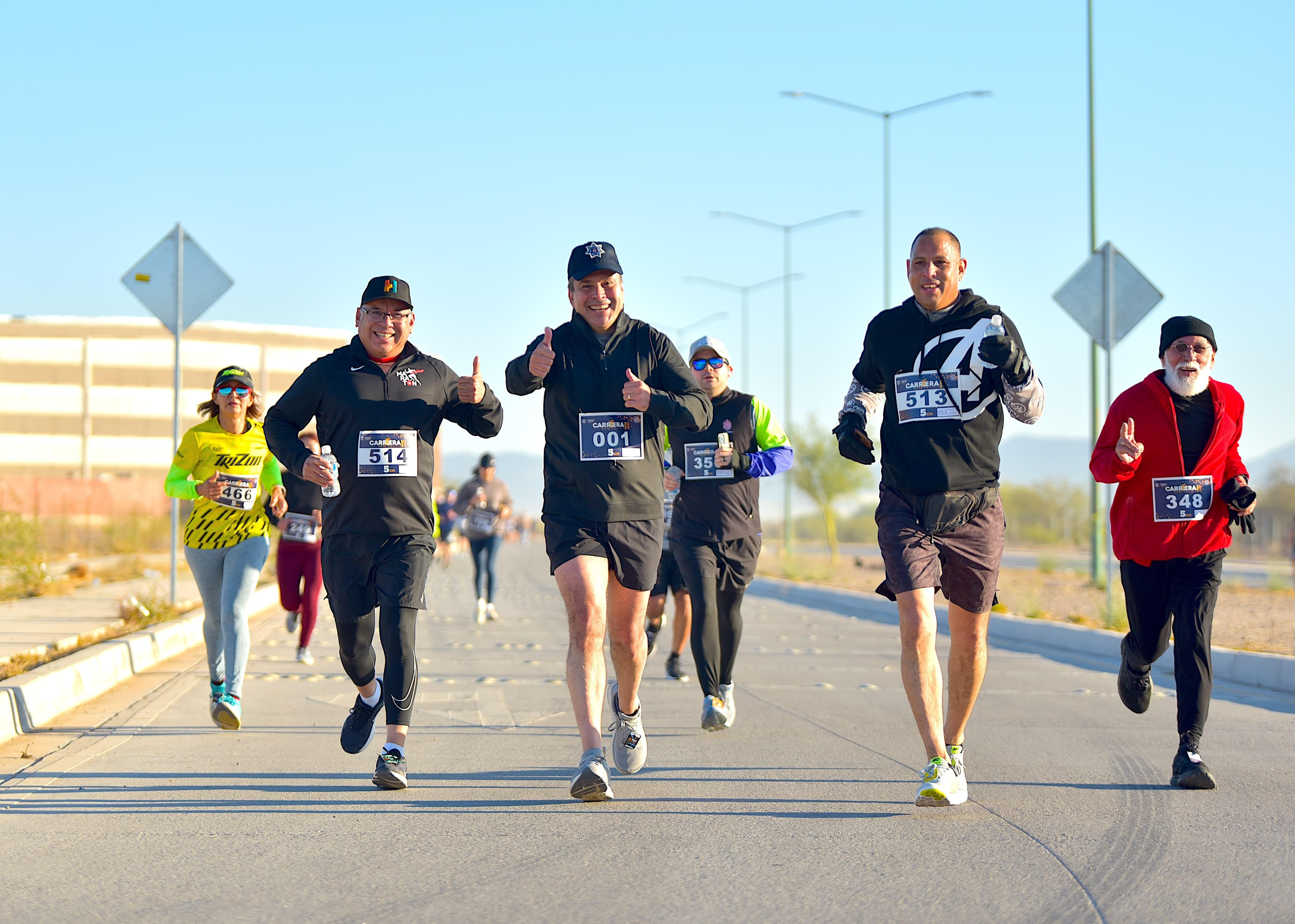 Celebra Toño Astiazarán a policías con tradicional carrera de 5K, edición 2025