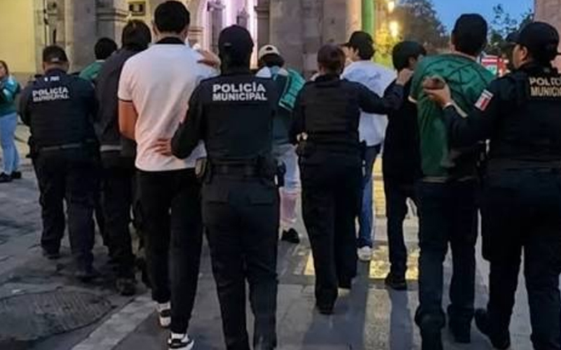 Dos heridos y un detenido deja concentración por partido de México en Acapulco