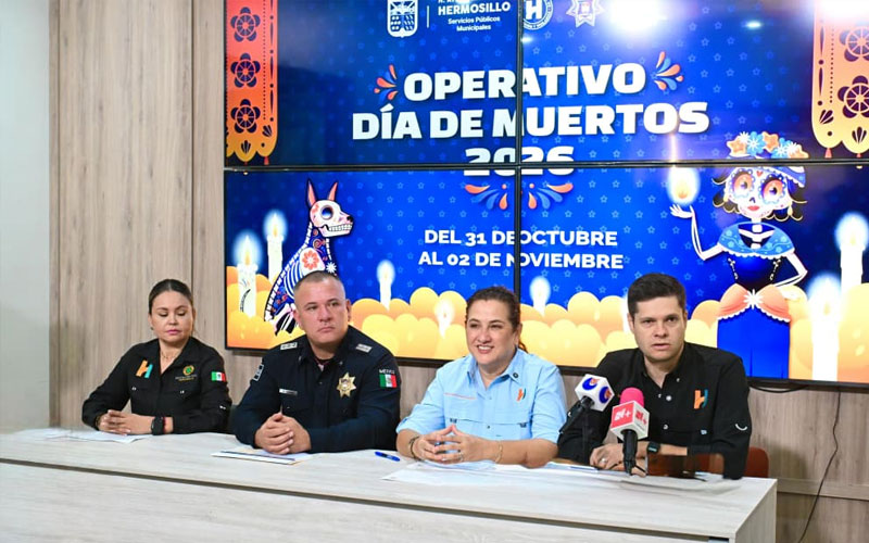 Hermosillo prepara operativo especial para Día de Muertos