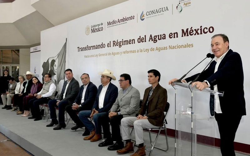 Alfonso Durazo garantiza suministro de agua para todos los municipios de Sonora