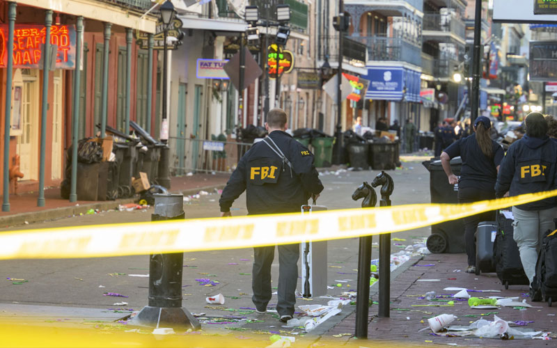 FBI investiga vínculos “terroristas” en ataque con 15 muertos en Nueva Orleans