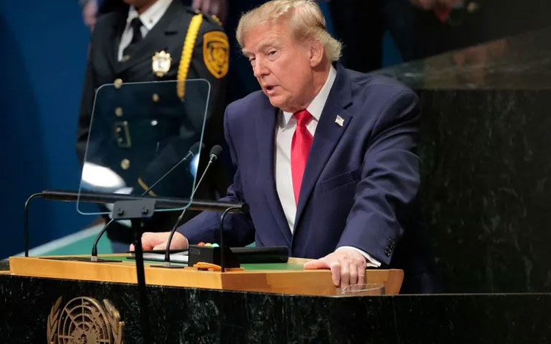 Donald Trump acusa a México de ser epicentro de la violencia de los cárteles ante la ONU