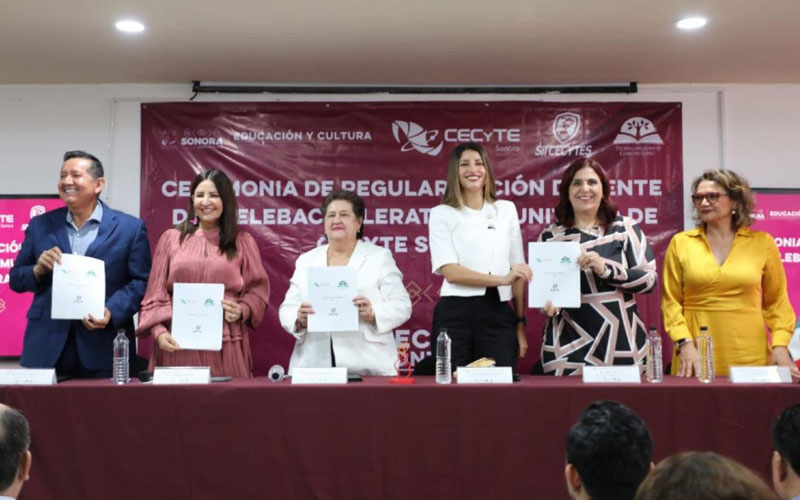 Regularizan a 123 docentes de Telebachillerato Comunitario en Sonora
