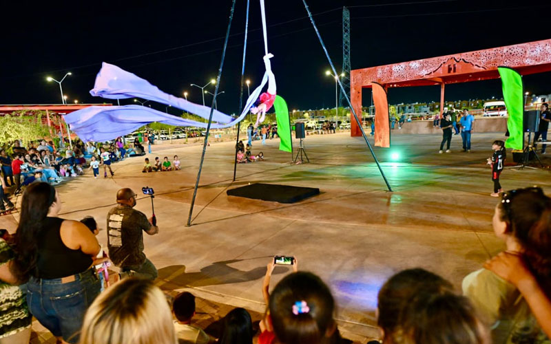 Parque al Arte lleva danza aérea y folclórica al Cárcamo H