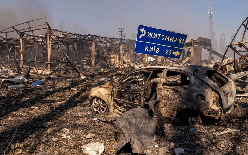 Misil ruso impacta depósito de armas cerca de Kiev; reportan 37 muertos y 42 heridos