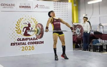 Barreras, Montes y figuras nacionales dominan la Olimpiada Estatal de Halterofilia en Sonora