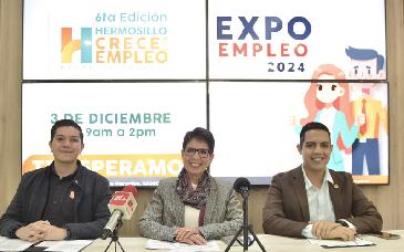 Anuncian Sexta Feria Hermosillo CRECE con Empleo de la AMDE