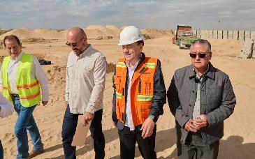 Gobernador Durazo anuncia paquete de vivienda, becas e infraestructura para Puerto Peñasco