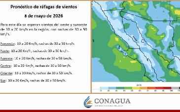 Sonora enfrentará fin de semana con calor extremo y fuertes rachas de viento