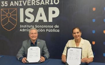Firman convenio Agua de Hermosillo con ISAP para ofrecer posgrados con descuentos a trabajadores y sus familias 