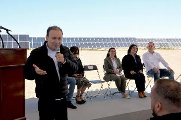Planta solar de Puerto Peñasco garantizará subsidio eléctrico para familias sonorenses: Durazo