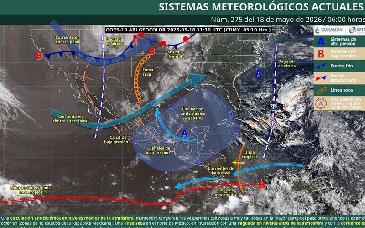 Sonora tendrá semana estable, con tardes calurosas y rachas fuertes de viento