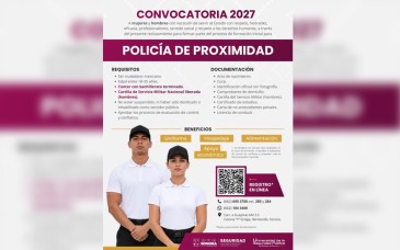USP abre convocatoria 2027 para formar nuevos policías de proximidad en Sonora