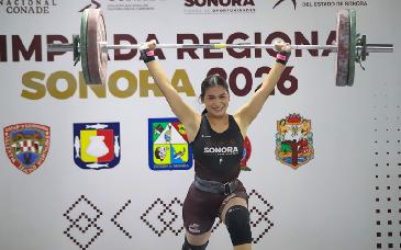 Sonora clasifica 48 pesistas a Olimpiada Nacional