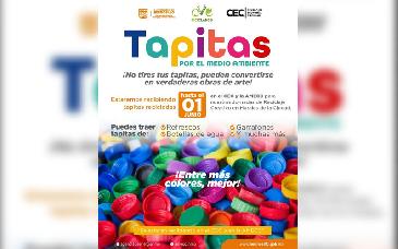 Invitan a donar tapitas para jornadas de reciclaje creativo en Hermosillo