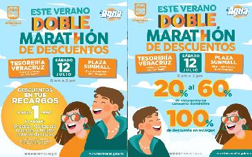 En verano continúa el Doble Maratón de Descuentos de Tesorería Municipal y Agua de Hermosillo este sábado 12