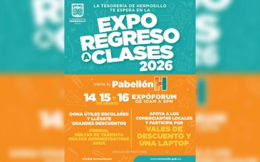 Invitan a donar útiles y aprovechar descuentos durante la Expo Regreso a Clases 2026