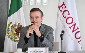 Recibe EU 160 veces más inversión china que México, afirma Ebrard